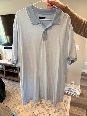 Joseph Abboud Light Blue Polo Shirt